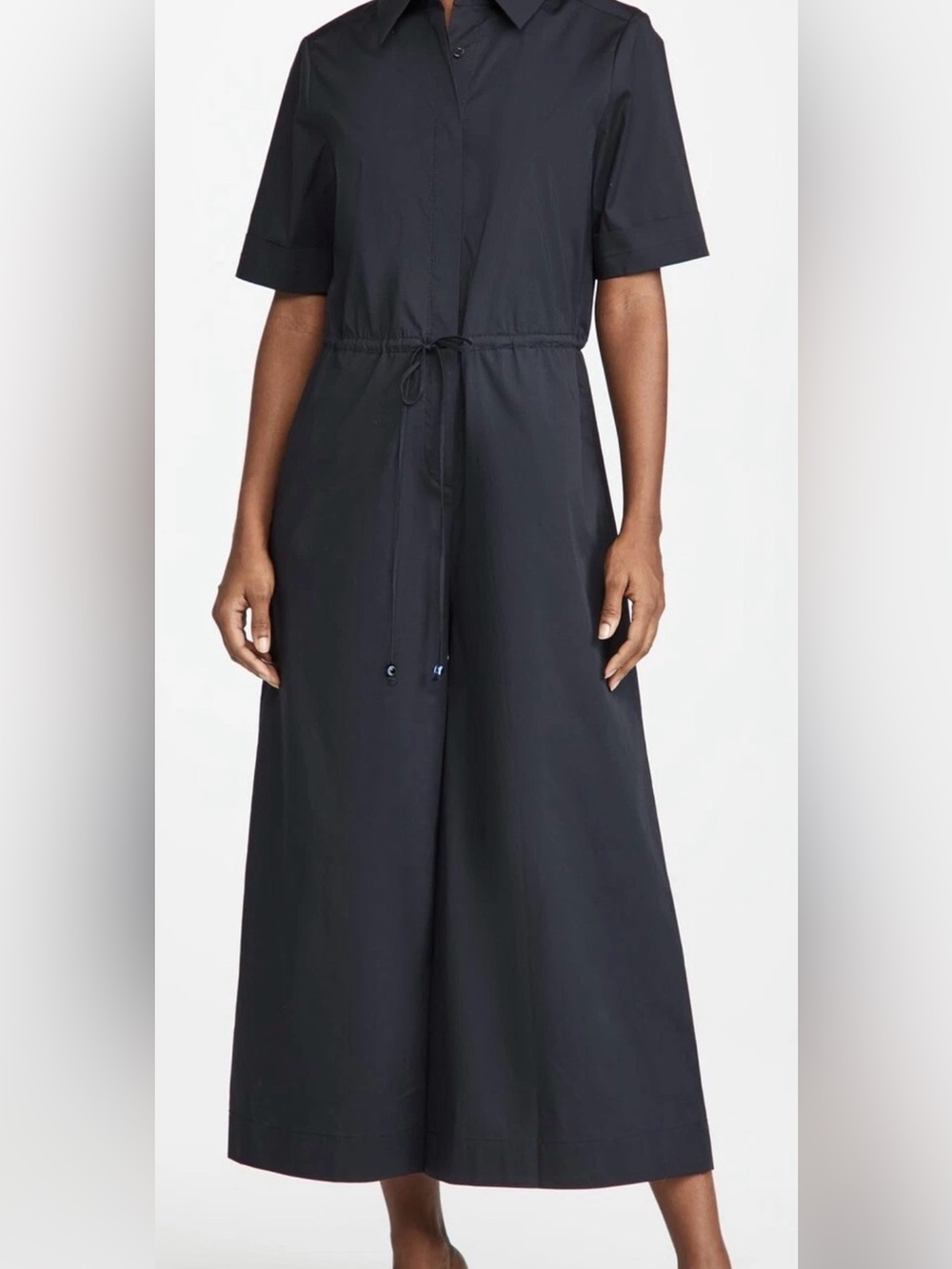 STAUD Ludo Black Wide Leg Jumpsuit Size Small NWOT $325